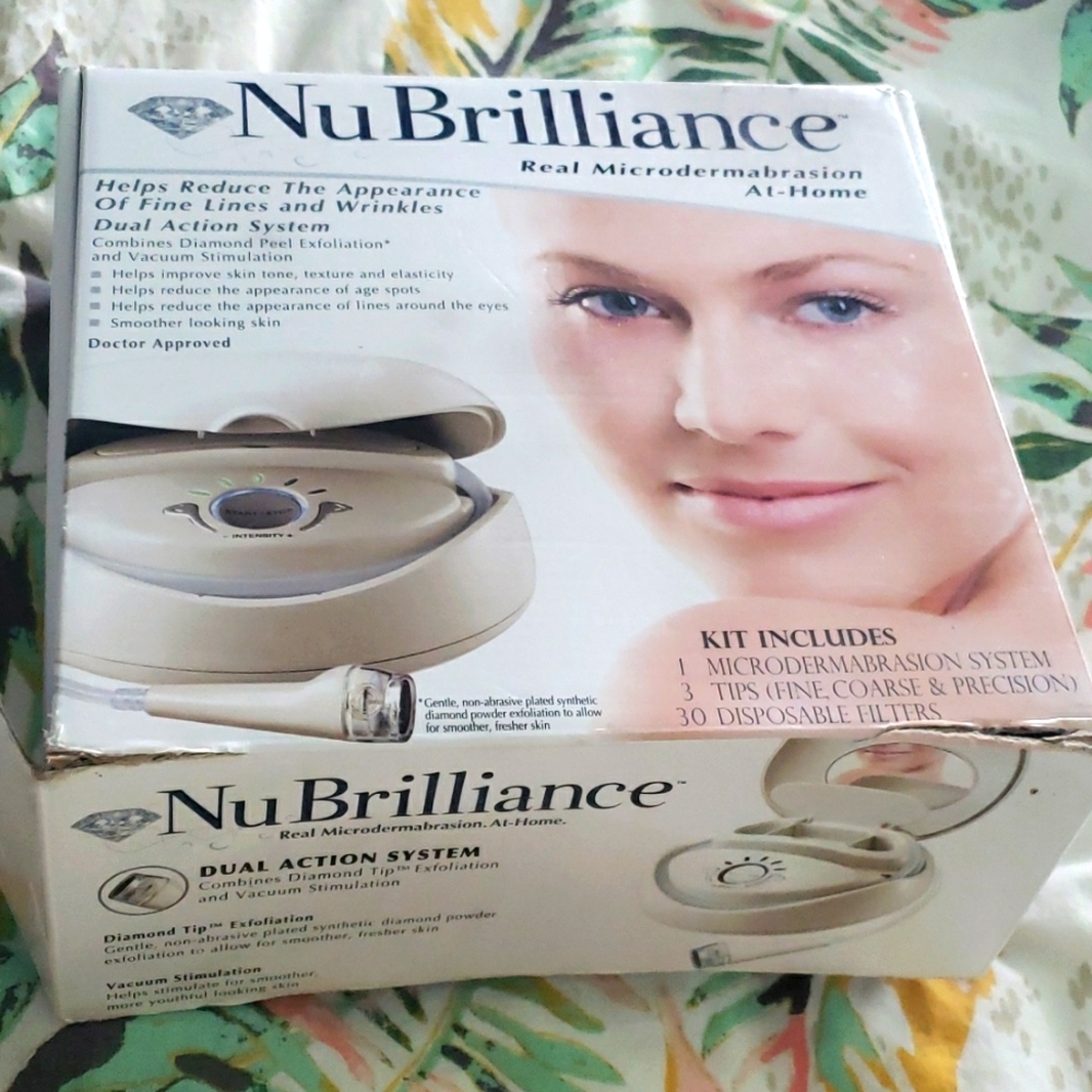 NuBrillance microdermabrasion at-home kit